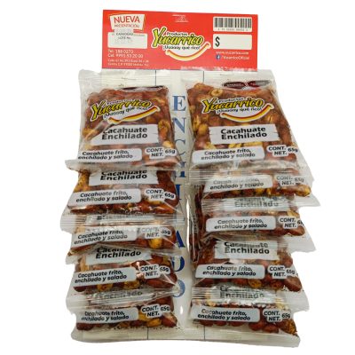 Cacahuate enchilado Exhibidor
