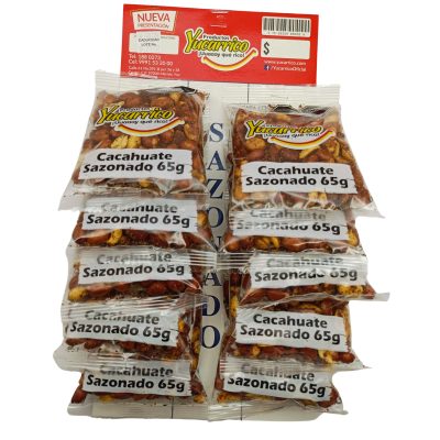 Cacahuate sazonado Exhibidor
