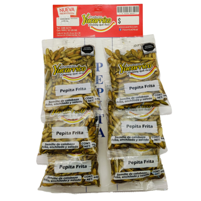 Pepita frita Exhibidor