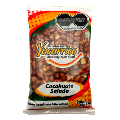 Cacahuate salado 250g.